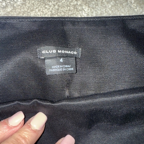 Club Monaco Black Bubble Mini Skirt - Picture 4 of 4